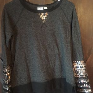 Sequined sweatshirt